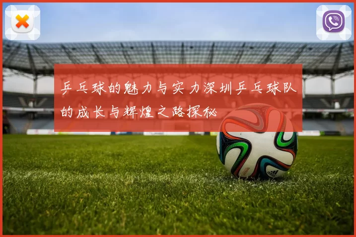 乒乓球的魅力与实力深圳乒乓球队的成长与辉煌之路探秘